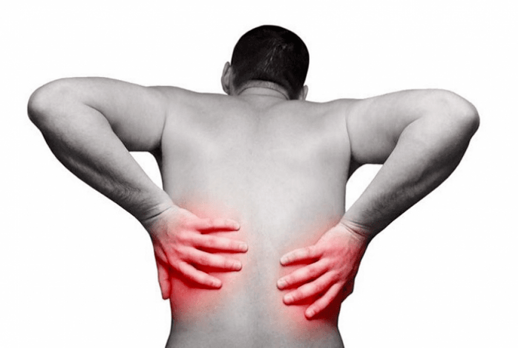 rugpijn als gevolg van osteochondrose