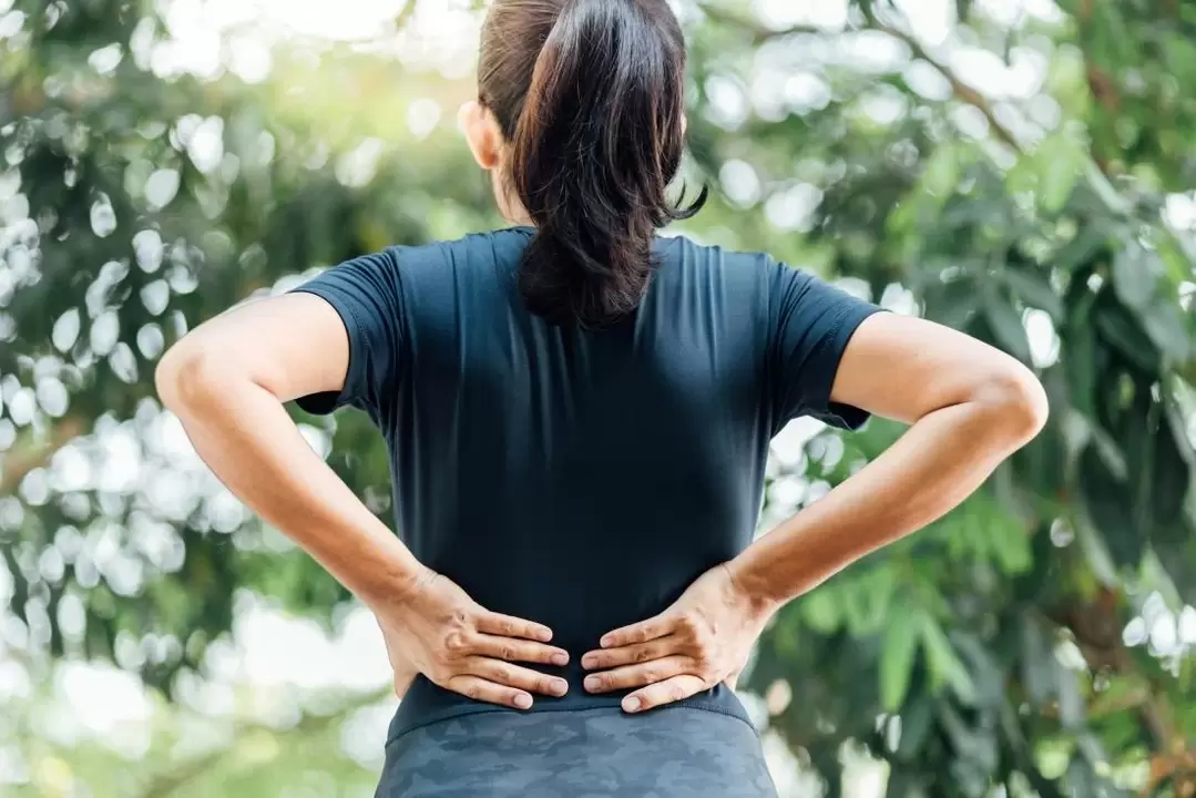 lage rugpijn als gevolg van osteochondrose